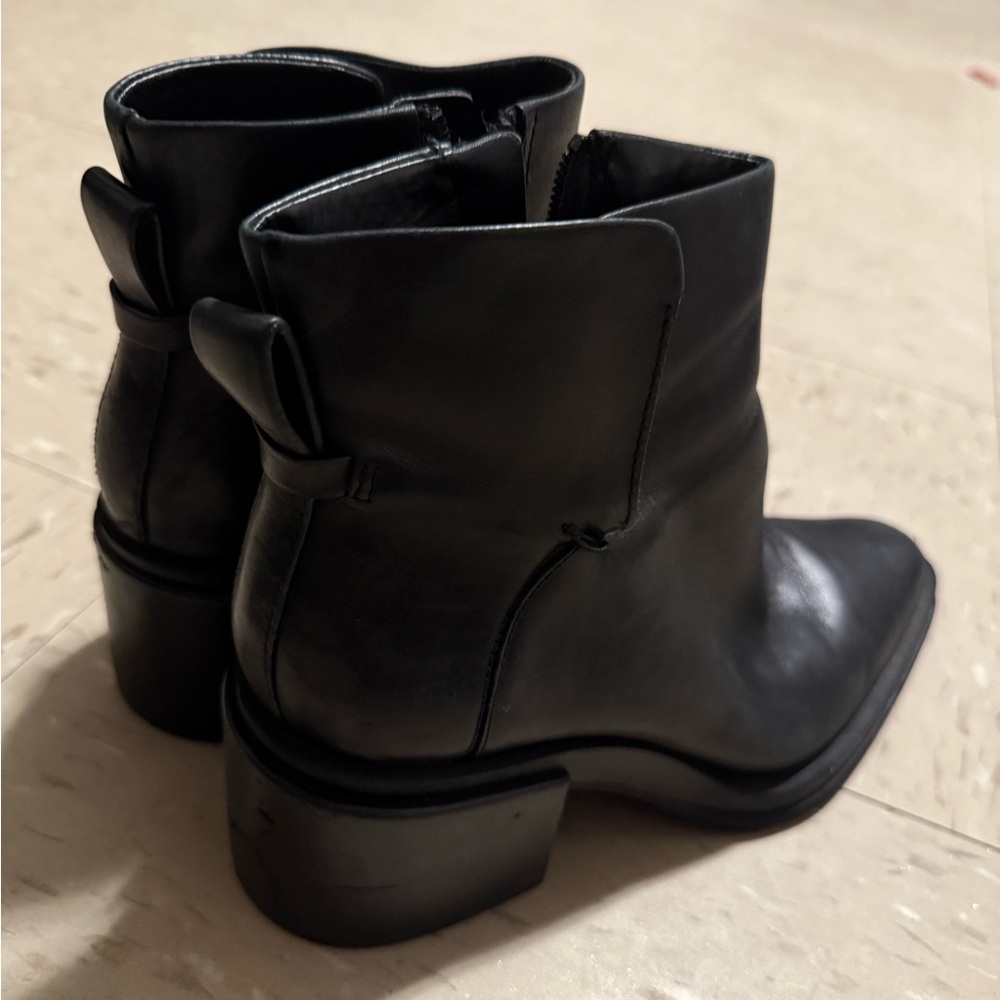 Franco Sarto Black Ankle Booties